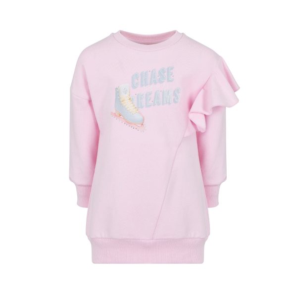 LAPIN HOUSE - Chase Dreams Jumper Dress - Pink Online Sale