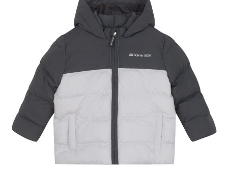 MITCH & SON - Caleb Cut & Sew Jacket - Stone Grey For Discount