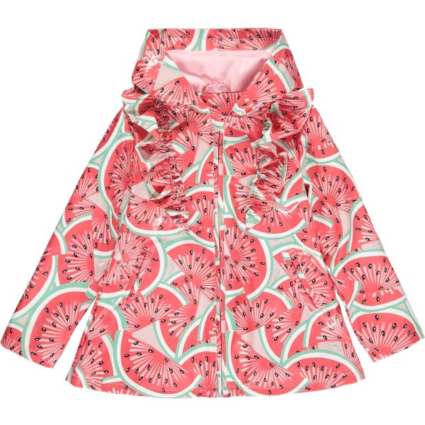 A DEE - Emelye Watermelon Raincoat - Red Hot on Sale