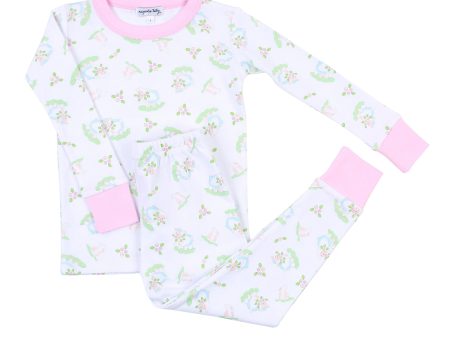 MAGNOLIA BABY -  Precious Lamb & Bunny Pyjamas - White Discount