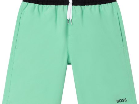 HUGO BOSS - Swim Short Colour Change - Green For Sale