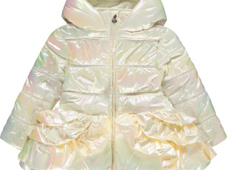 A DEE - Peony Dreams Amy Shimmer Jacket - White Hot on Sale