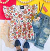 Back to School Print Kids Top Fashion