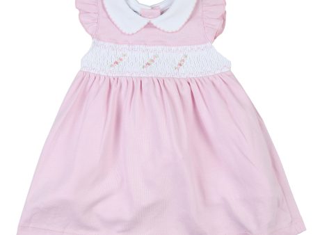 MAGNOLIA BABY - Sophie Smocked  Dress - Pink Sale