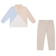 MITCH & SON - Apollo & Arden Polo Top & Trouser Set - Beige For Sale