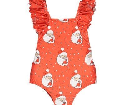 SAL & PIMENTA - Santa Glow Swimsuit - Red Online