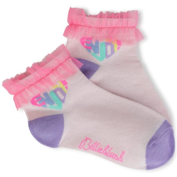 BILLIEBLUSH -  Ankle Socks - Pink Hot on Sale