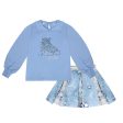 A DEE - A Dee On Ice Phillis Diamond Print Skirt Set - Iced Blue Sale