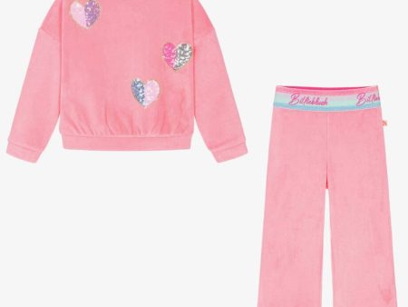 BILLIEBLUSH - Heart Tracksuit - Pink For Cheap