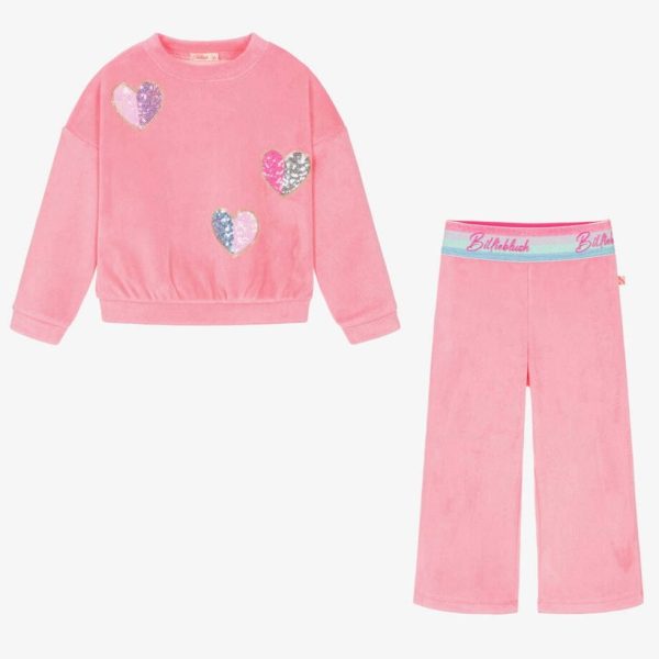 BILLIEBLUSH - Heart Tracksuit - Pink For Cheap