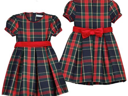 ABEL & LULA - Plaid Dress - Red For Discount