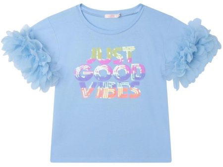 BILLIEBLUSH - Just Good Vibes Top - Blue For Cheap