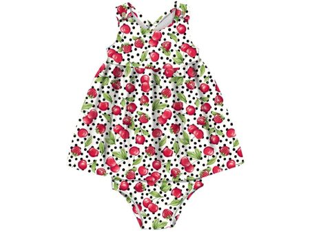 MAYORAL - Berry Dress & Knickers - Red Online Hot Sale