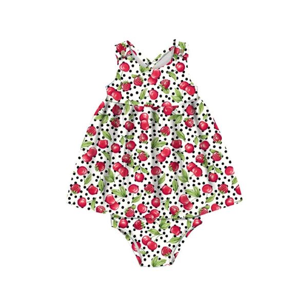 MAYORAL - Berry Dress & Knickers - Red Online Hot Sale