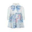 LAPIN HOUSE - Hello Floral Pinafore Dress - Blue Supply