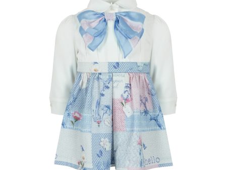 LAPIN HOUSE - Hello Floral Pinafore Dress - Blue Supply