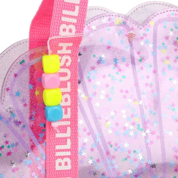 BILLIEBLUSH -  Clear Sequin Shell Bag - Multi Hot on Sale