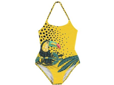 MAYORAL - Toucan Swimsuit - Yellow For Sale