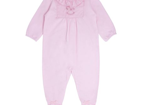 BLUES BABY - Rocking Horse Cotton Babygrow - Pink For Sale