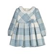 MAYORAL - Plaid Dress - Bluebell For Cheap