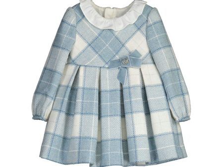 MAYORAL - Plaid Dress - Bluebell For Cheap