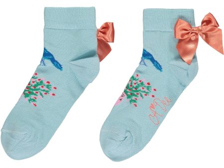 A DEE - Umanza La Isla Bonita  Ankle Socks - Aqua For Discount