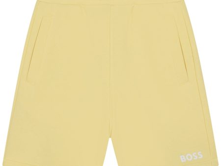 HUGO BOSS - Jersey Shorts - Yellow Online now