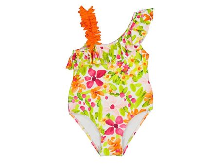 MAYORAL - Floral Pattern Swimsuit - Multi Online now