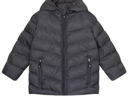 MITCH & SON - Back To School Troy Padded Jacket - Dark Grey Supply