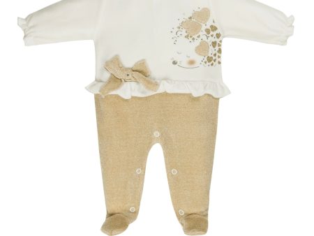 EVERYTHING MUST CHANGE - Heart Babygrow - White For Cheap