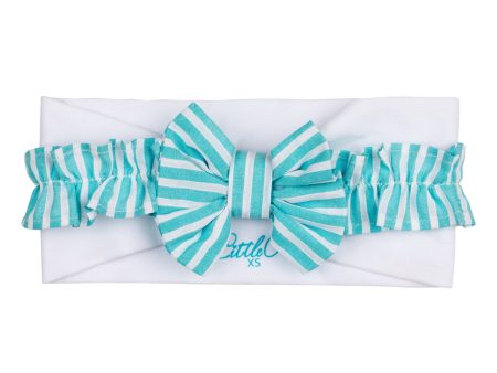 LITTLE A - Kelly Little Fish Headband - White Sale