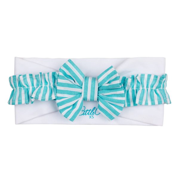 LITTLE A - Kelly Little Fish Headband - White Sale