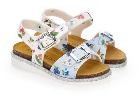 MONNALISA - Alice In Wonderland Sandals - Blue For Sale