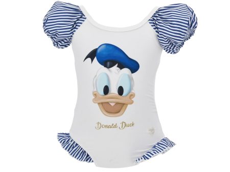 MONNALISA - Donald Duck Swimsuit - White Hot on Sale