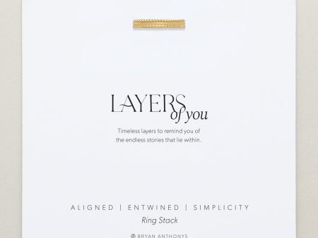 Layers of You Ring Stack Hot on Sale