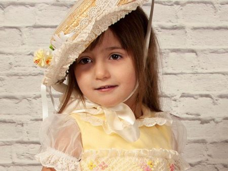 SONATA - Easter Hat Bonnet - Yellow Hot on Sale