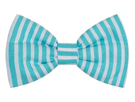 A DEE - Odessa Ocean Stripe Hair Clip - Aruba Blue Online Sale