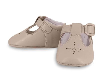 MAYORAL - T Bar Pram Shoe - Beige Online Hot Sale