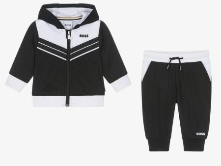 BOSS - Toddler Retro Tracksuit  -  Black For Sale