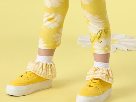 A DEE - Dina Daisy Dreamer Frill Ankle Socks  - Bright White Online