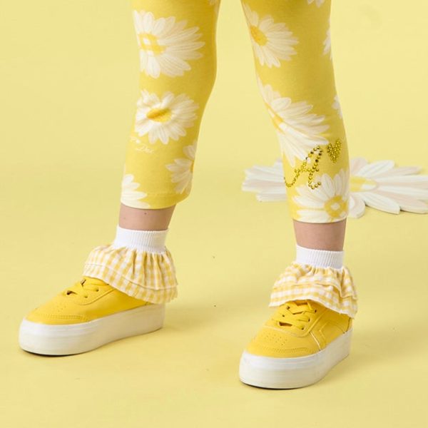 A DEE - Dina Daisy Dreamer Frill Ankle Socks  - Bright White Online