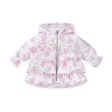 LITTLE A - Abbie Hooded Bunny Print Jacket - Bright White For Cheap