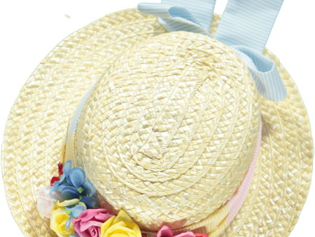 PICCOLA SPERANZA - Flower Straw Hat - Multi Discount