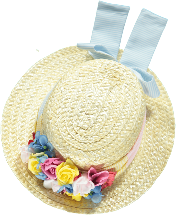 PICCOLA SPERANZA - Flower Straw Hat - Multi Discount