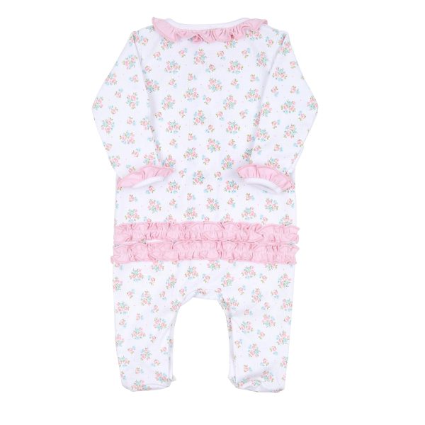 MAGNOLIA BABY - Annalise’s Classics Printed Babygrow - Pink For Sale