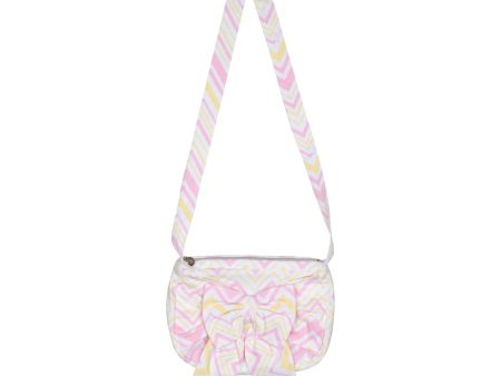 A DEE -  Lux Chic Chevron Bag - White Fashion