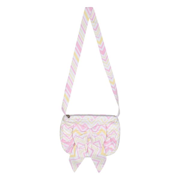 A DEE -  Lux Chic Chevron Bag - White Fashion