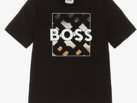 BOSS - Graphic Logo T-Shirt -  Black on Sale