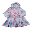 Daga - Teddy Bear Dream Print Hood Dress - Blue Discount