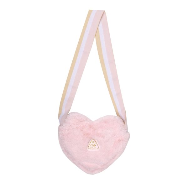 A DEE - Abstract Teddy Saint Faux Fur Bag - Baby Pink For Discount